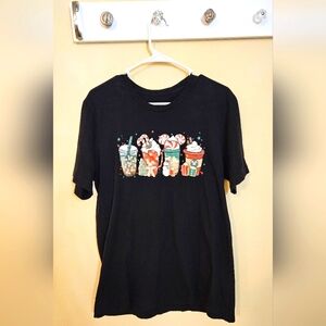 Christmas Mickey women's t shirt size L